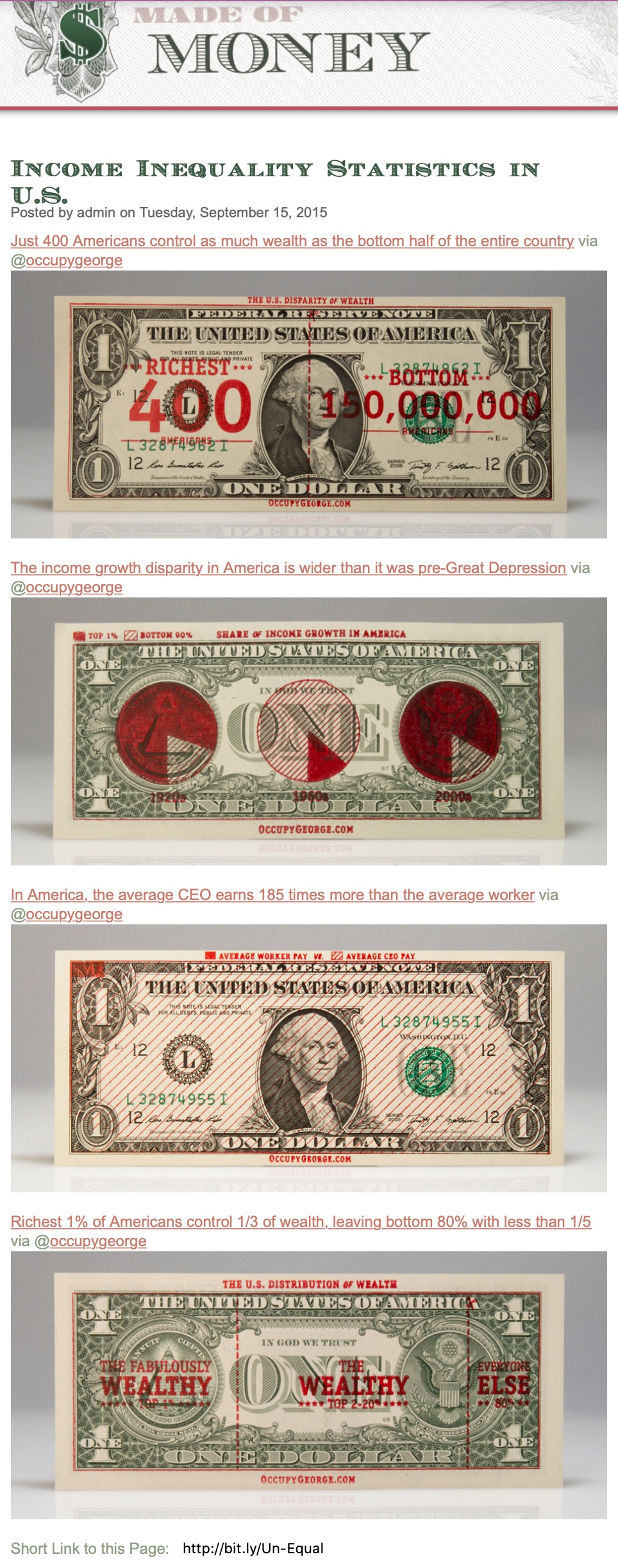 Income Inequality in the U.S. Infographic