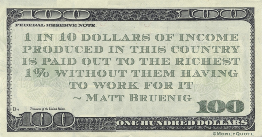 Matt Bruenig 10 Percent Paid Richest 1 Percent