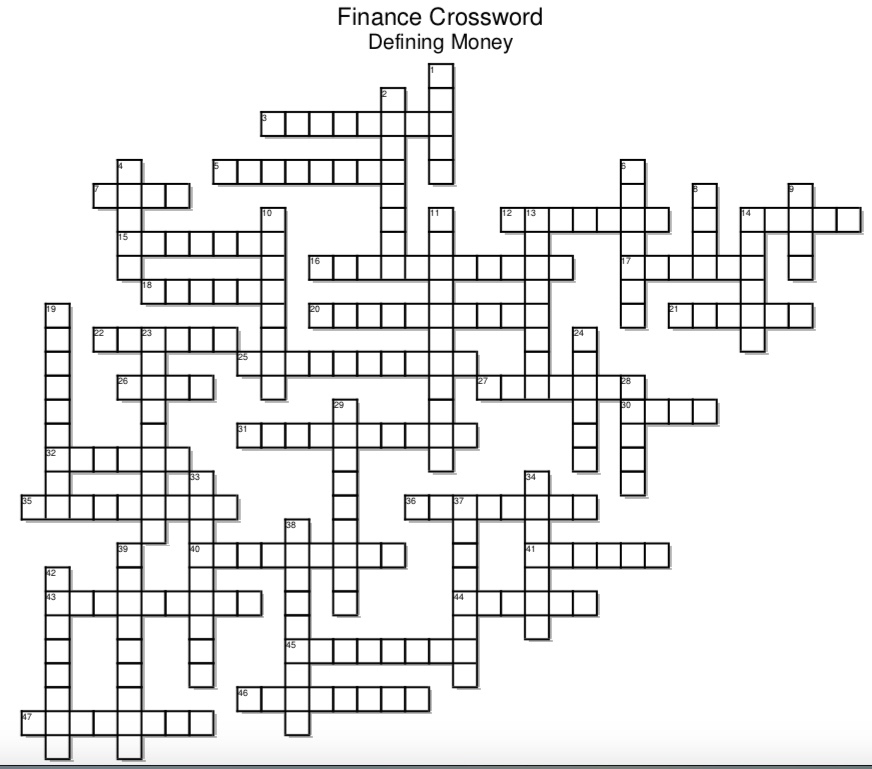 Financial crossword puzzle memahami pergerakan forex