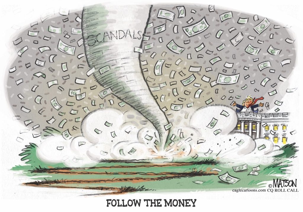 Follow the Money Trump Scandals