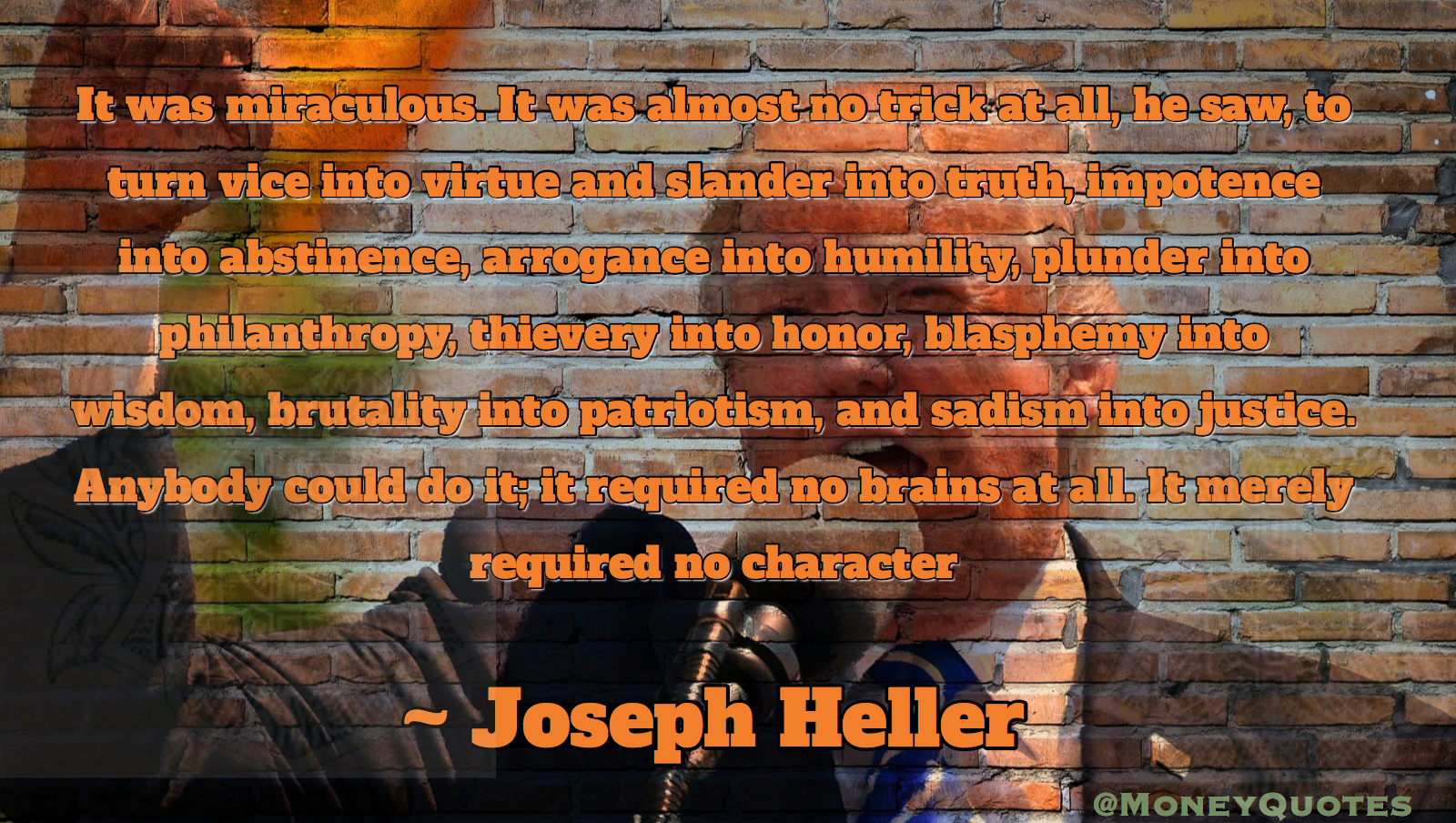 Joseph Heller IG Plunder Philanthropy Thievery Honor