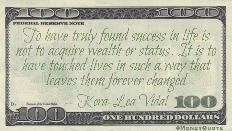 Kora-Lea Vidal Quote