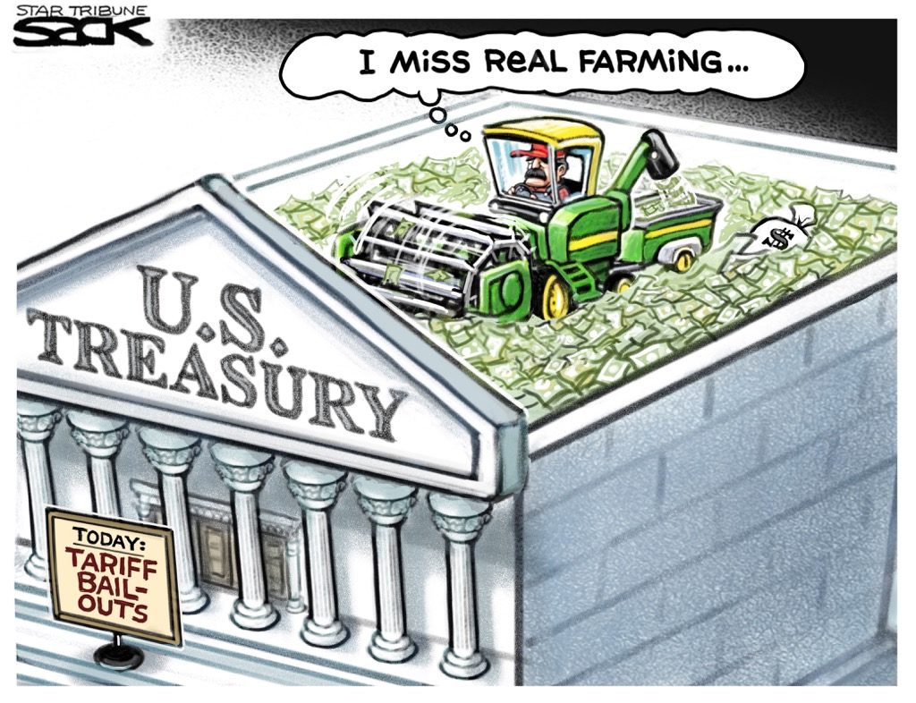 Steve Sack Tariff Bailouts Treasury