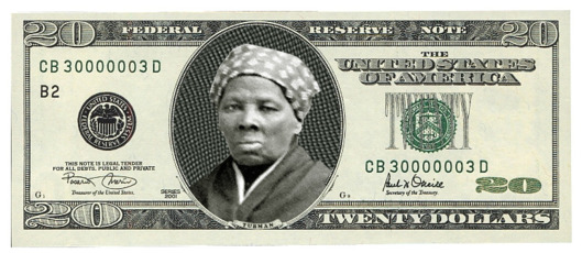 Harriet Tubman on a 20 Dollar bill